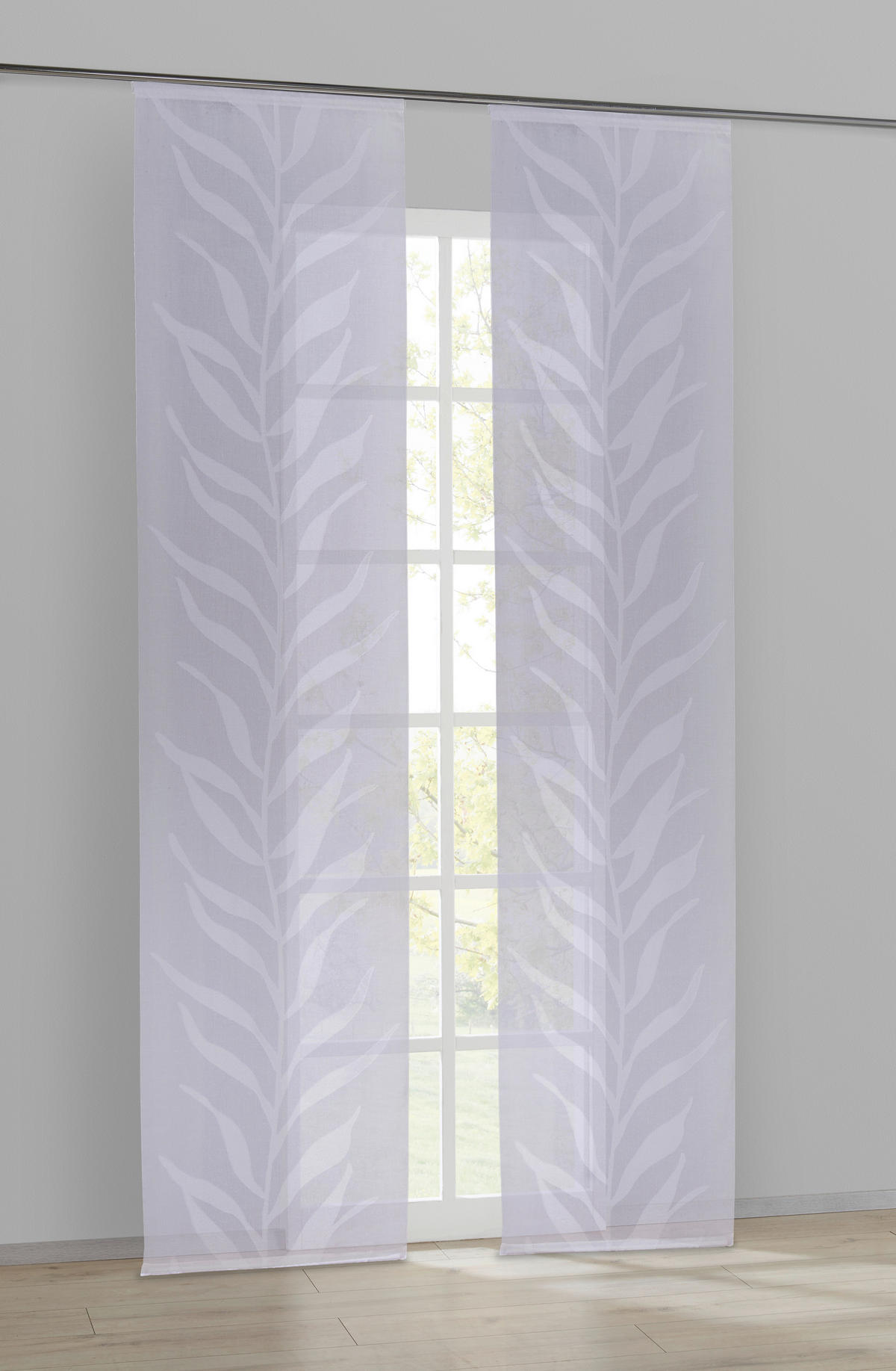 Schiebevorhang Irina weiß B/L: ca. 60x245 cm Irina - weiß (60,00/245,00cm) - POCOline