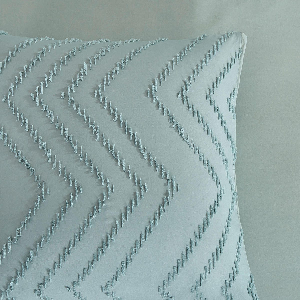 Bettwäsche Zigzag salbei Polyester B/L: ca. 200x200 cm Zigzag - salbei (200,00/200,00cm) - Pure