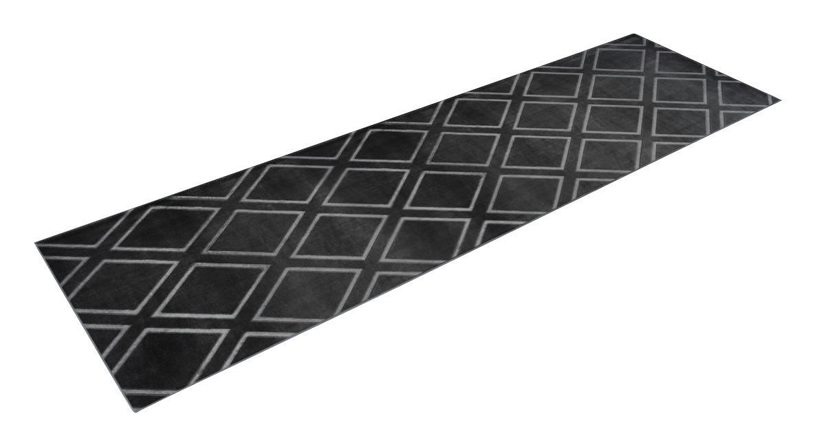 360Living Teppich Monroe anthrazit B/L: ca. 80x300 cm Monroe - anthrazit (80,00/300,00cm)