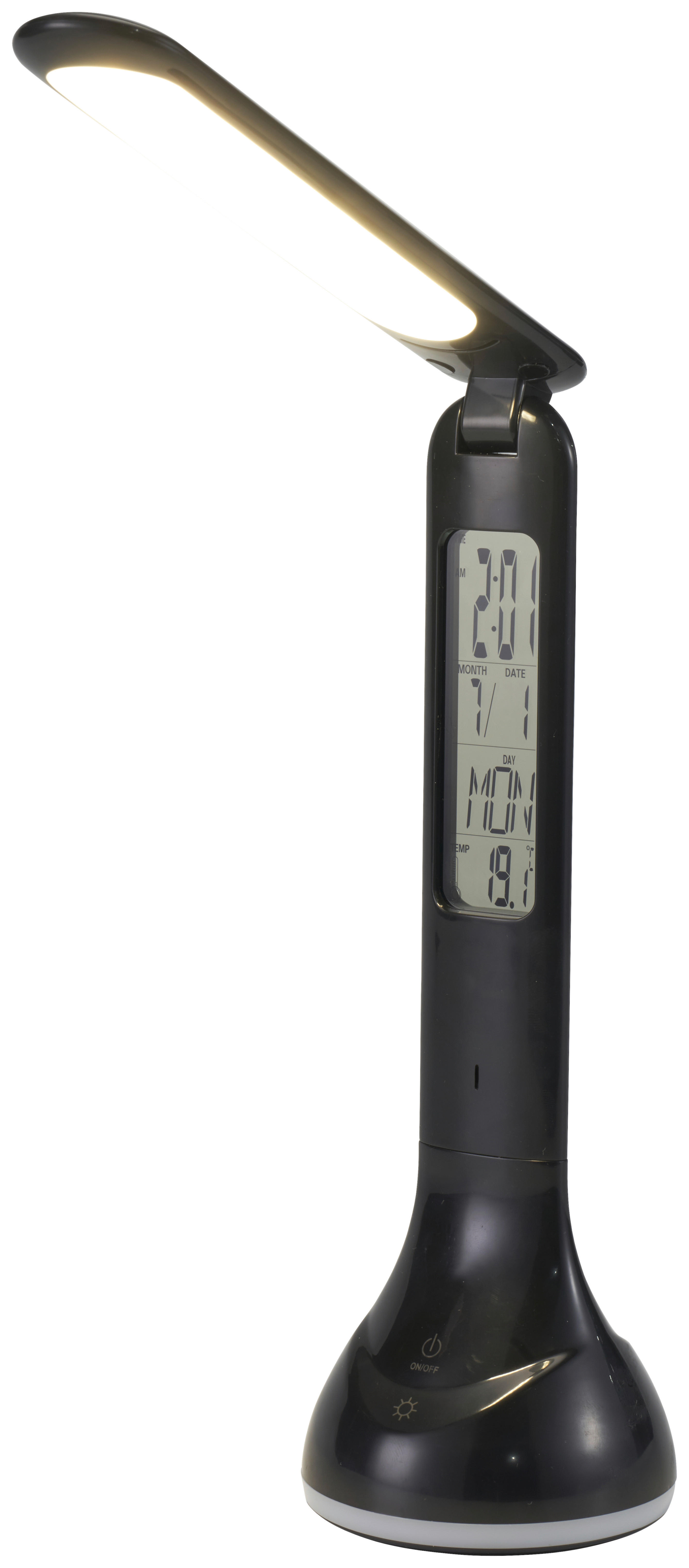 Tischleuchte Lena JR-120 schwarz Kunststoff H/D: ca. 26x9 cm 1 Brennstellen LED-Schreibtischleuchte_Lena - schwarz (9,00/26,00cm)
