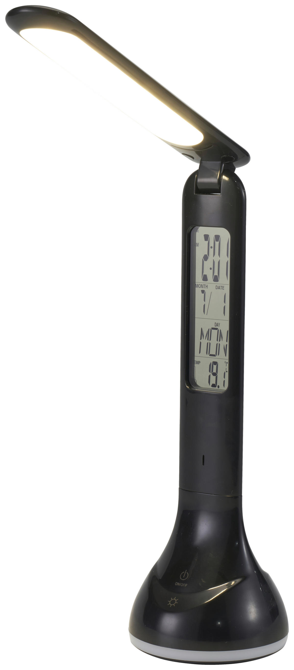 Tischleuchte Lena JR-120 schwarz Kunststoff H/D: ca. 26x9 cm 1 Brennstellen LED-Schreibtischleuchte_Lena - schwarz (9,00/26,00cm)