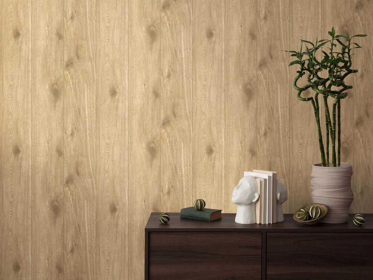 A.S.Creation Vliestapete beige B/H/D: ca. 53x1005x9,5 cm Vliestapete - beige (9,50/1005,00cm) - A.S.Creation