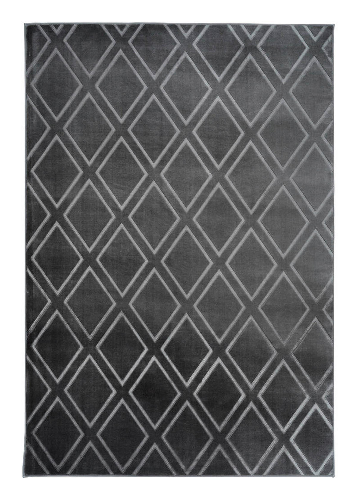 360Living Teppich Monroe anthrazit B/L: ca. 80x150 cm Monroe - anthrazit (80,00/150,00cm) - 360Living