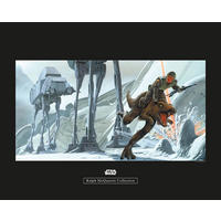 Komar Poster Star Wars Classic RMQ Hoth Battle G Star Wars B/L: ca. 50x40 cm Star Wars Classic RMQ Hoth Battle G - (50,00/40,00cm) - Komar