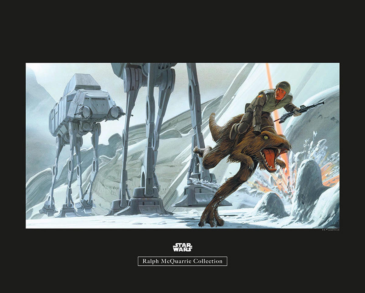 Komar Poster Star Wars Classic RMQ Hoth Battle G Star Wars B/L: ca. 50x40 cm Star Wars Classic RMQ Hoth Battle G - (50,00/40,00cm) - Komar