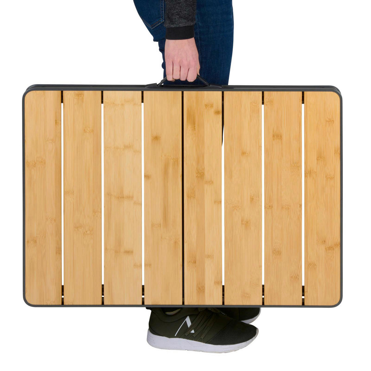 Klapptisch braun Bambus B/H/T: ca. 75x71x55 cm Klapptisch - braun (75,00/71,00/55,00cm)