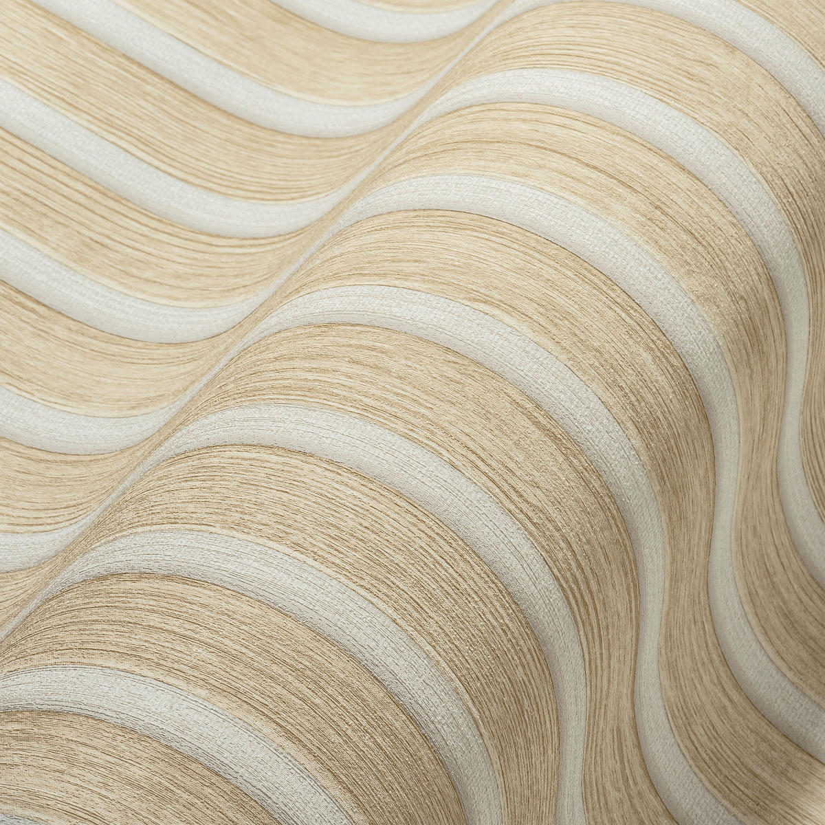 A.S.Creation Vliestapete beige weiß B/H/D: ca. 53x1005x8,5 cm Vliestapete - beige/weiß (8,50/1005,00cm) - A.S.Creation