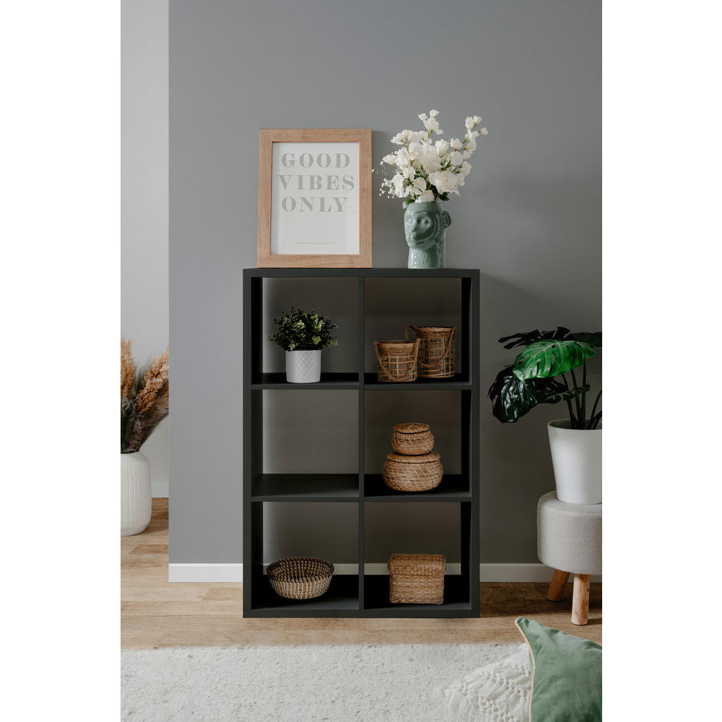 Thumbnail - Raumteiler Max anthrazit B/H/T: ca. 73x107x33 cm