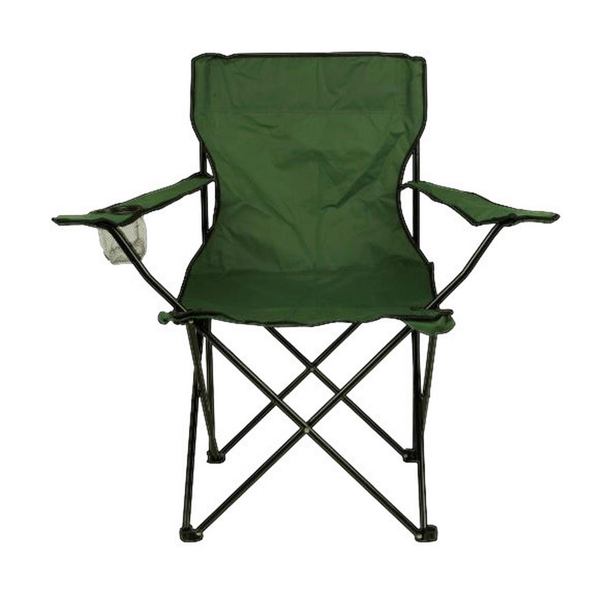 VCM Campingstuhl grün Stahlrohr B/H/L: ca. 50x85x85 cm Campingstuhl_Faltstuhl - grün (85,00/50,00/85,00cm) - VCM