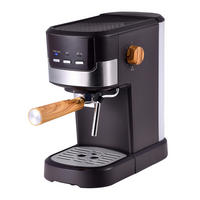 BERGNER Espressomaschine schwarz CHARCOAL - schwarz - BERGNER