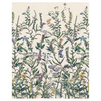 Komar Fototapete Flowering Herbs Blumen B/L: ca. 200x250 cm Flowering Herbs - (200,00/250,00cm) - Komar