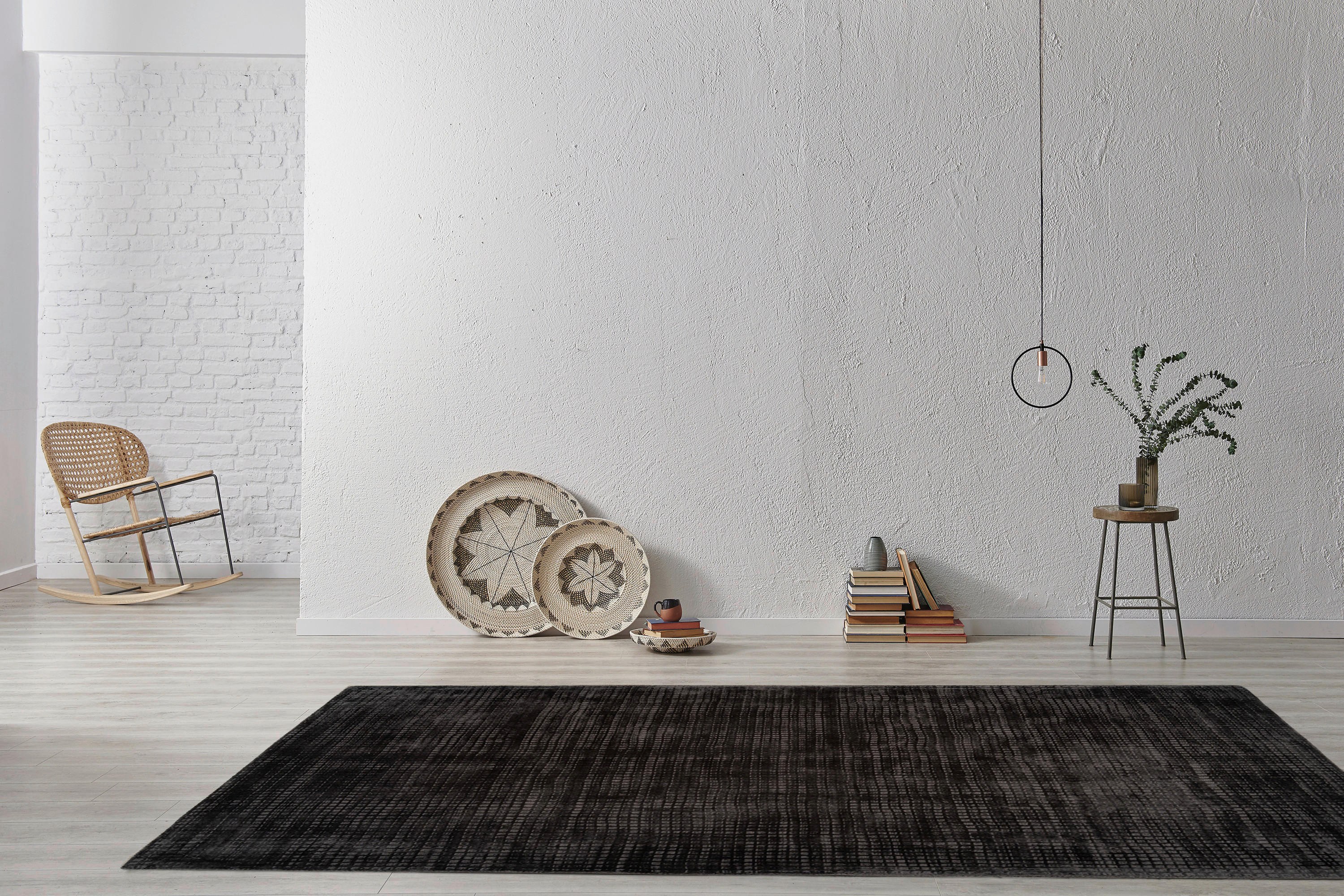 360Living Teppich Bridget grau B/L: ca. 120x170 cm Bridget - grau (120,00/170,00cm) - 360Living