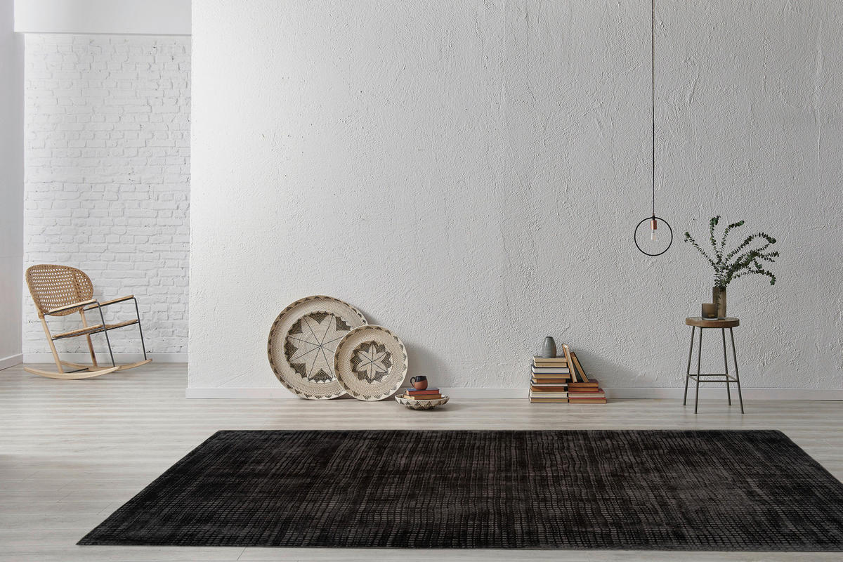 360Living Teppich Bridget grau B/L: ca. 120x170 cm Bridget - grau (120,00/170,00cm) - 360Living