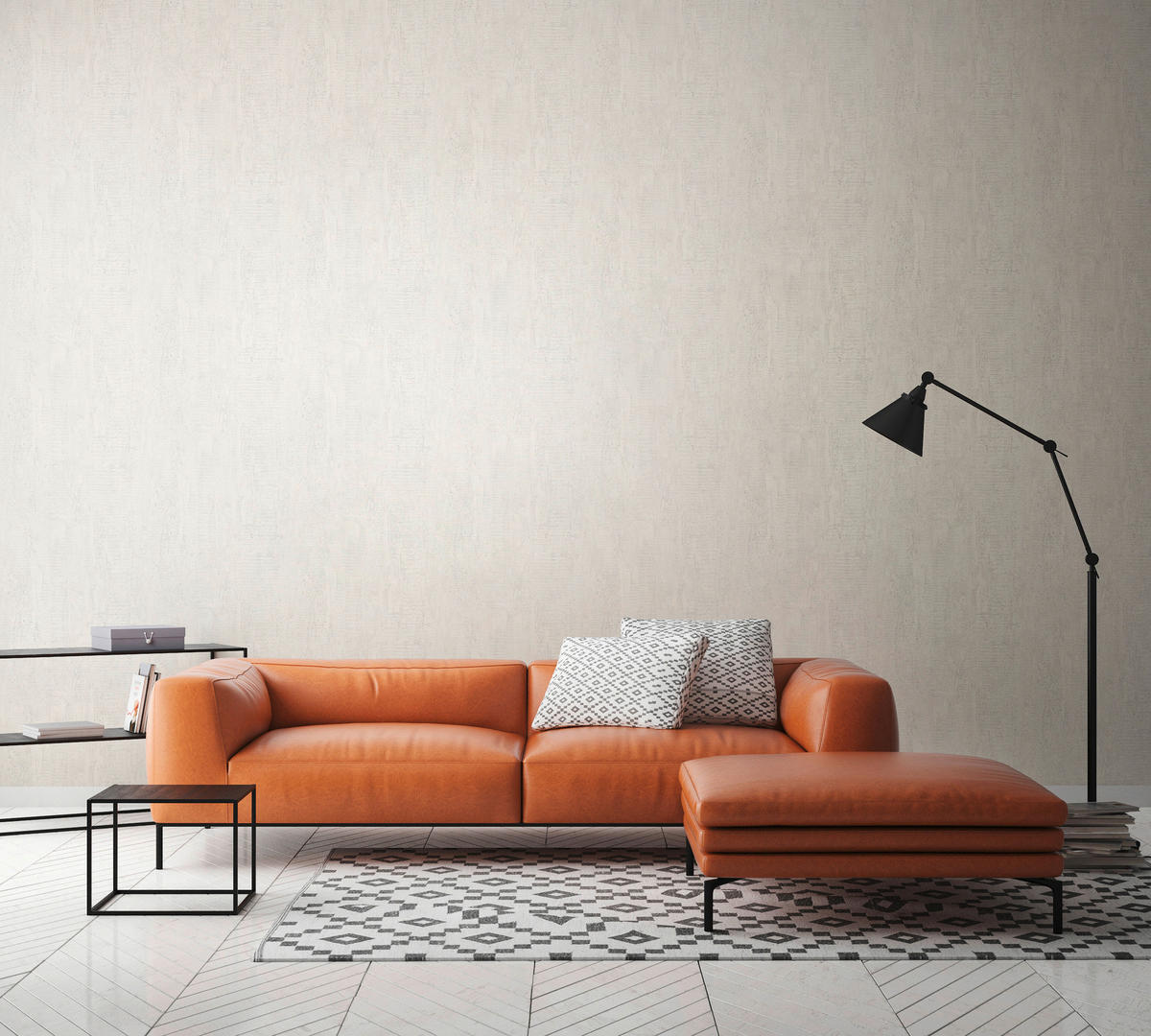 A.S.Creation Vliestapete Beton Concrete & More Betonoptik creme B/L: ca. 53x1005 cm Beton Concrete & More - creme (53,00/1005,00cm) - A.S.Creation