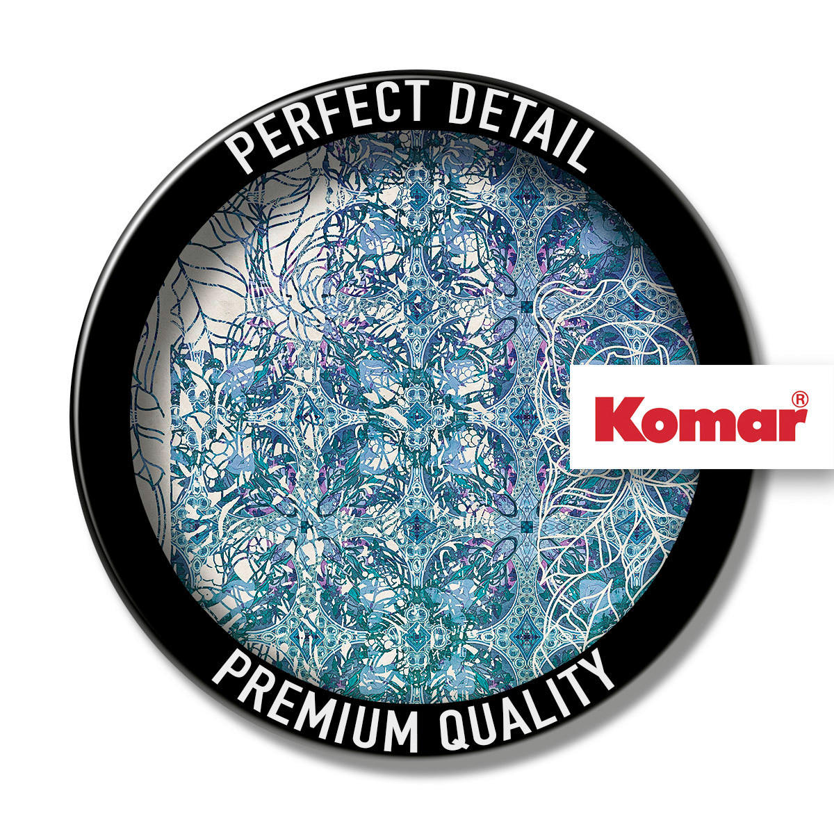 Komar Fototapete Art Nouveau Bleu B/L: ca. 250x280 cm Art Nouveau Bleu - (250,00/280,00cm) - Komar