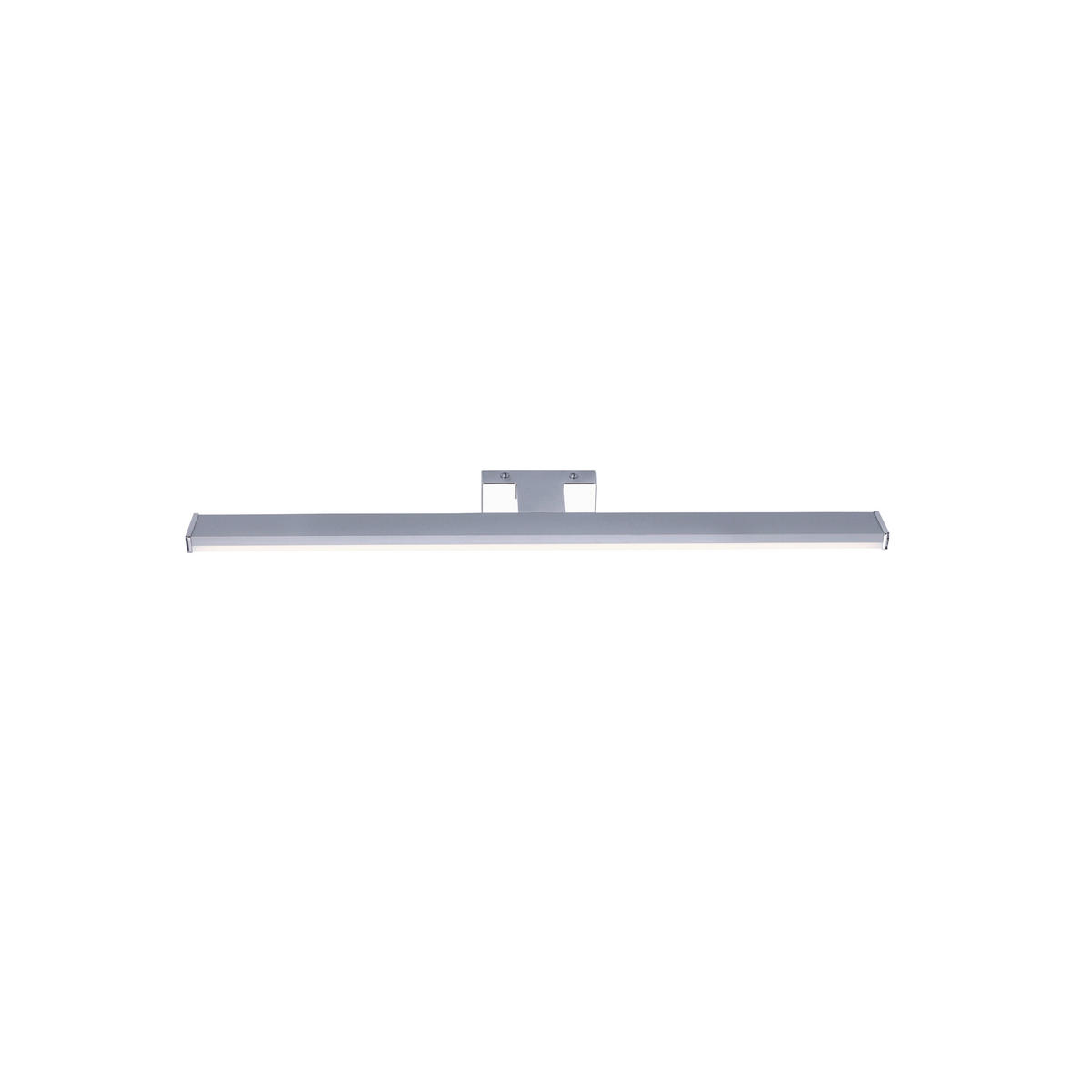Just Light LED-Spiegelleuchte MATTIS 11133-17 weiß Chrom Kunststoff B/H/T: ca. 12,1x4,2x60 cm 1 Brennstellen MATTIS - weiß/Chrom (12,10/4,20/60,00cm) - Just Light