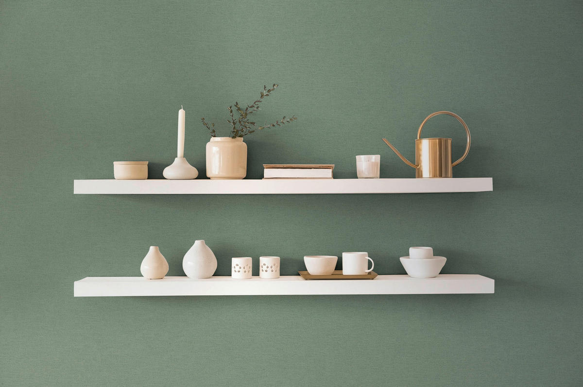 A.S.Creation Vliestapete grün B/H/D: ca. 53x1005x8,6 cm Vliestapete - grün (8,60/1005,00cm) - A.S.Creation