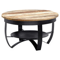 Couchtisch schwarz B/H/T: ca. 0x34x0 cm Couchtisch - schwarz (0,00/34,00/0,00cm) - Wohnling