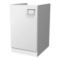 Flex-Well Spülenschrank Lucca weiß matt B/H/T: ca. 50x82x57 cm Lucca - weiß/Alu (50,00/82,00/57,00cm) - Flex-Well