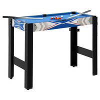 SPORTNOW Multigame Spieltisch B/H/L: ca. 45,5x76x91 cm Multigame_Spieltisch - blau/schwarz (91,00/45,50/76,00cm) - SPORTNOW