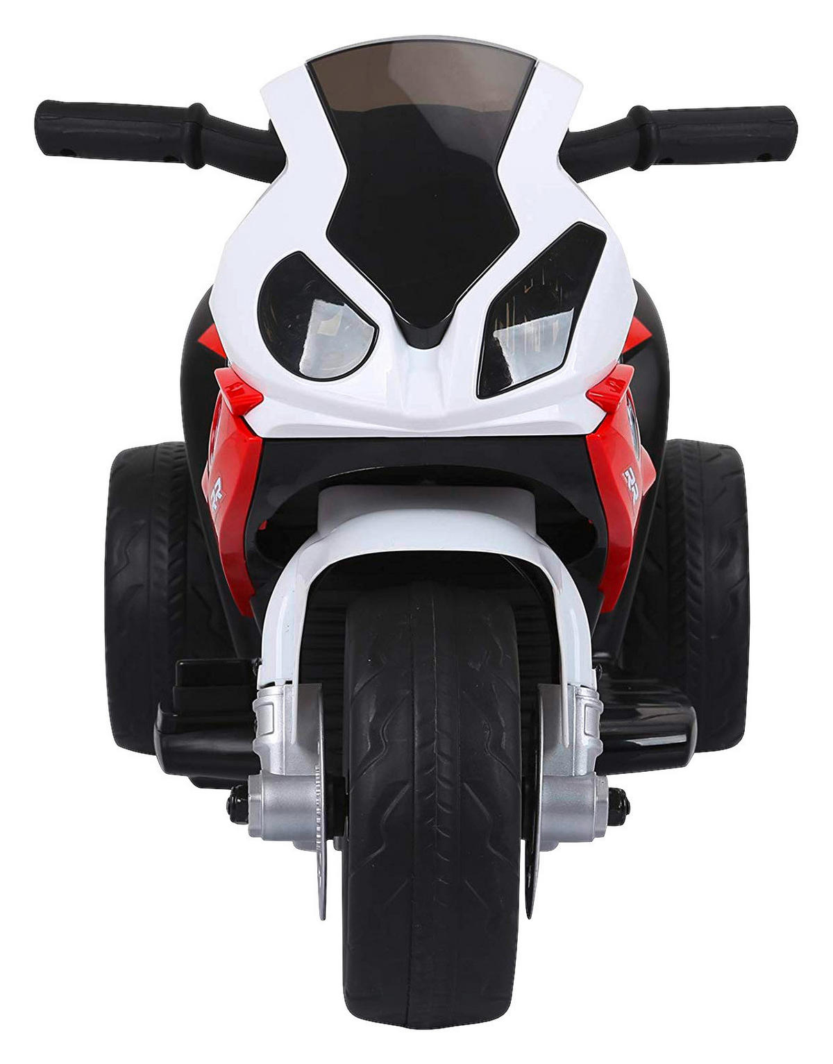 HOMCOM Kindermotorrad BMW S1000RR weiß B/H/L: ca. 37x44x66 cm BMW S1000RR - weiß/rot (66,00/37,00/44,00cm) - HOMCOM