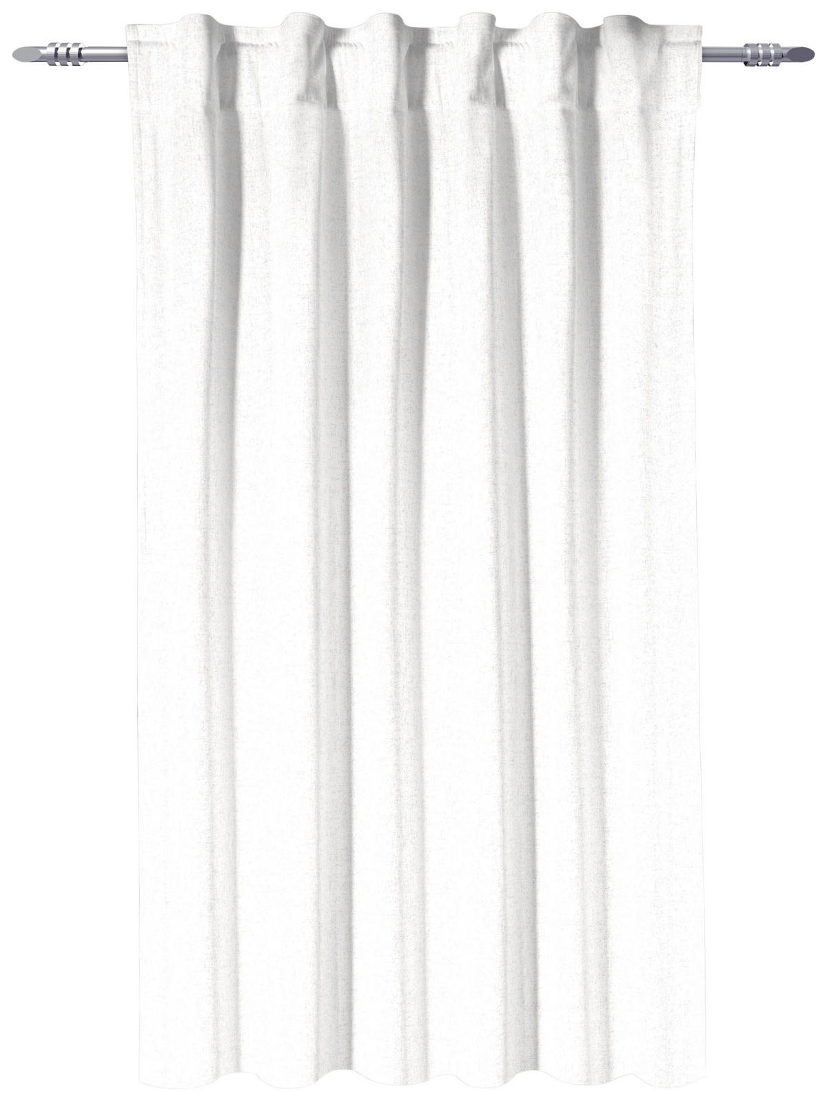 Kombivorhang Ulrich weiß B/L: ca. 135x175 cm Ulrich - weiß (135,00/175,00cm) - POCOline