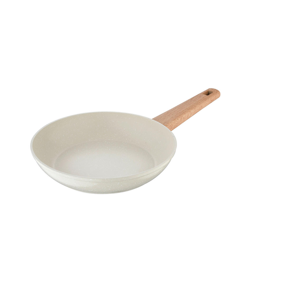 BERGNER Bratpfannen-Set NATURALLY weiß Alu NATURALLY - braun/weiß (45,80/27,00/14,00cm) - BERGNER