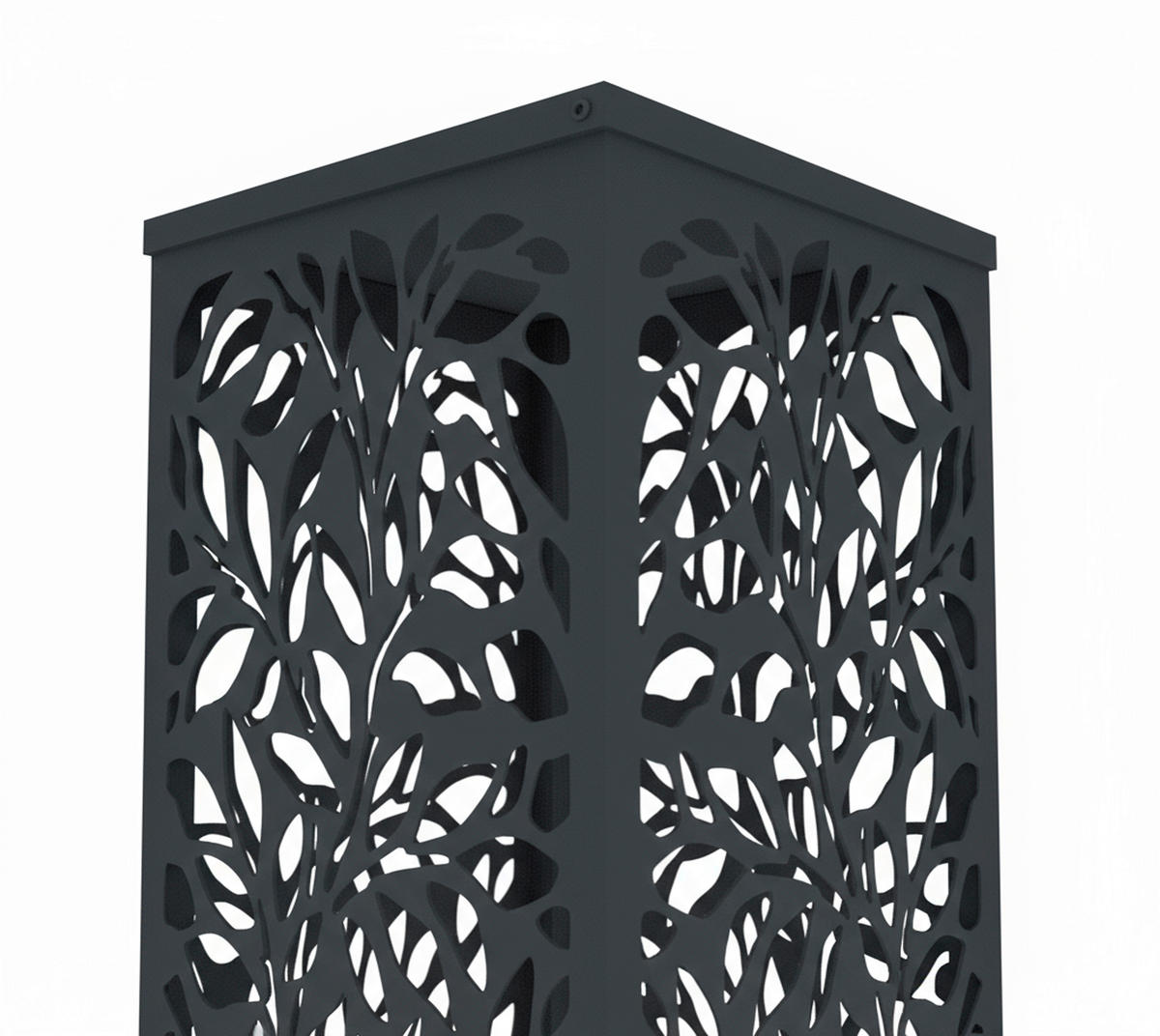 Westmann Kaminholzregal Luma anthrazit B/H/L: ca. 38x112x38 cm Luma - anthrazit (38,00/38,00/112,00cm) - Westmann