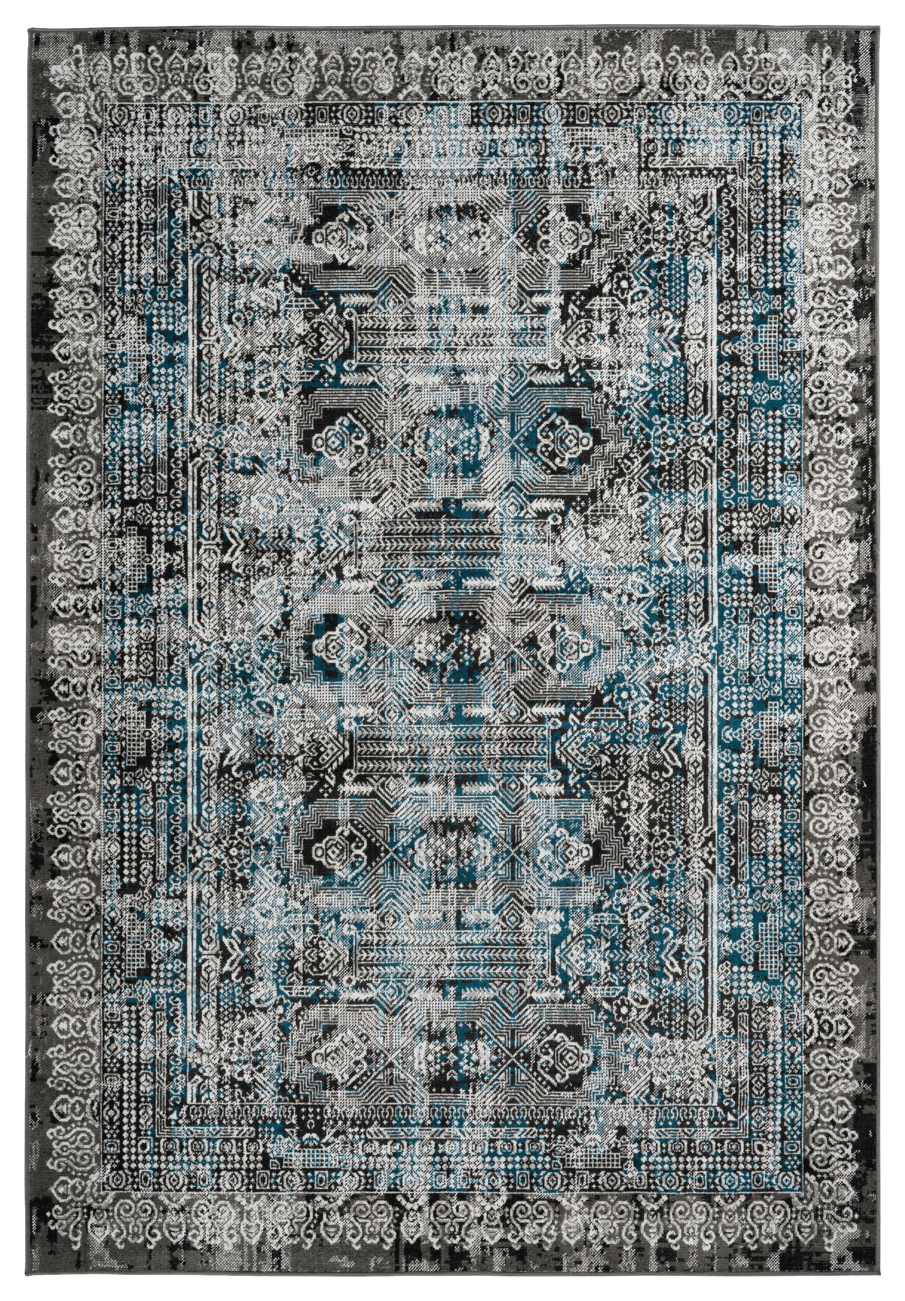360Living Teppich Ariya blau B/L: ca. 160x230 cm Ariya - blau (160,00/230,00cm) - 360Living