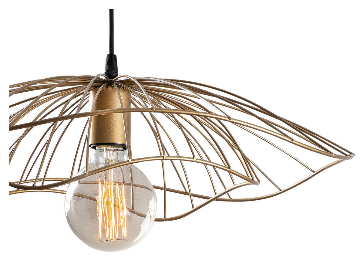 Opviq Pendelleuchte Tel bronze Metall B/H/T/L/D: ca. 50x111x50x50x50 cm E27 1 Brennstellen Tel - bronze (50,00/50,00/111,00cm) - Opviq