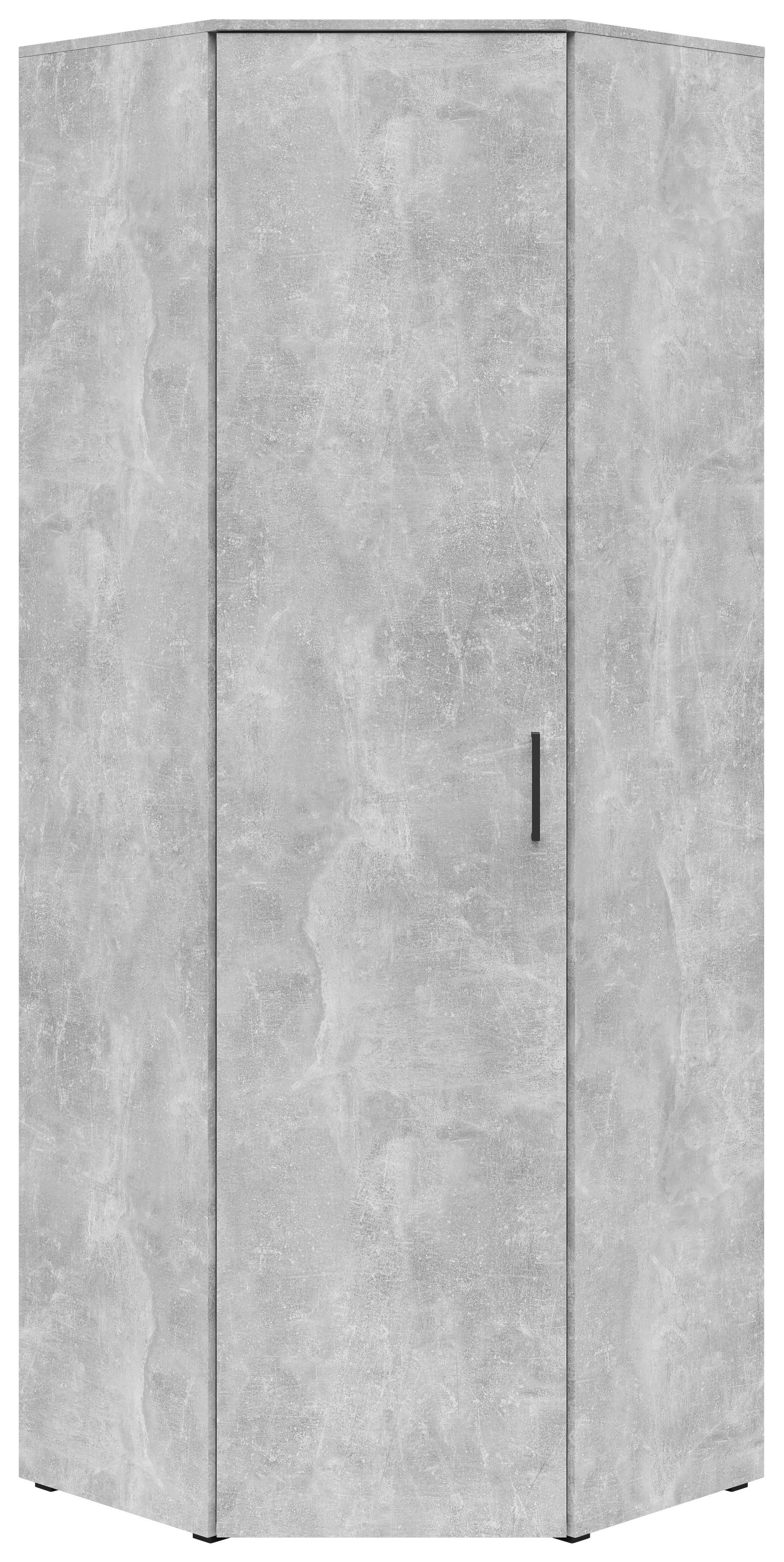 Schrank Multi-Stauraum Typ 43 Beton Optik B/H/T: ca. 101x195x79 cm Multi-Stauraum Typ 43 - Beton (101,00/195,00/79,00cm)