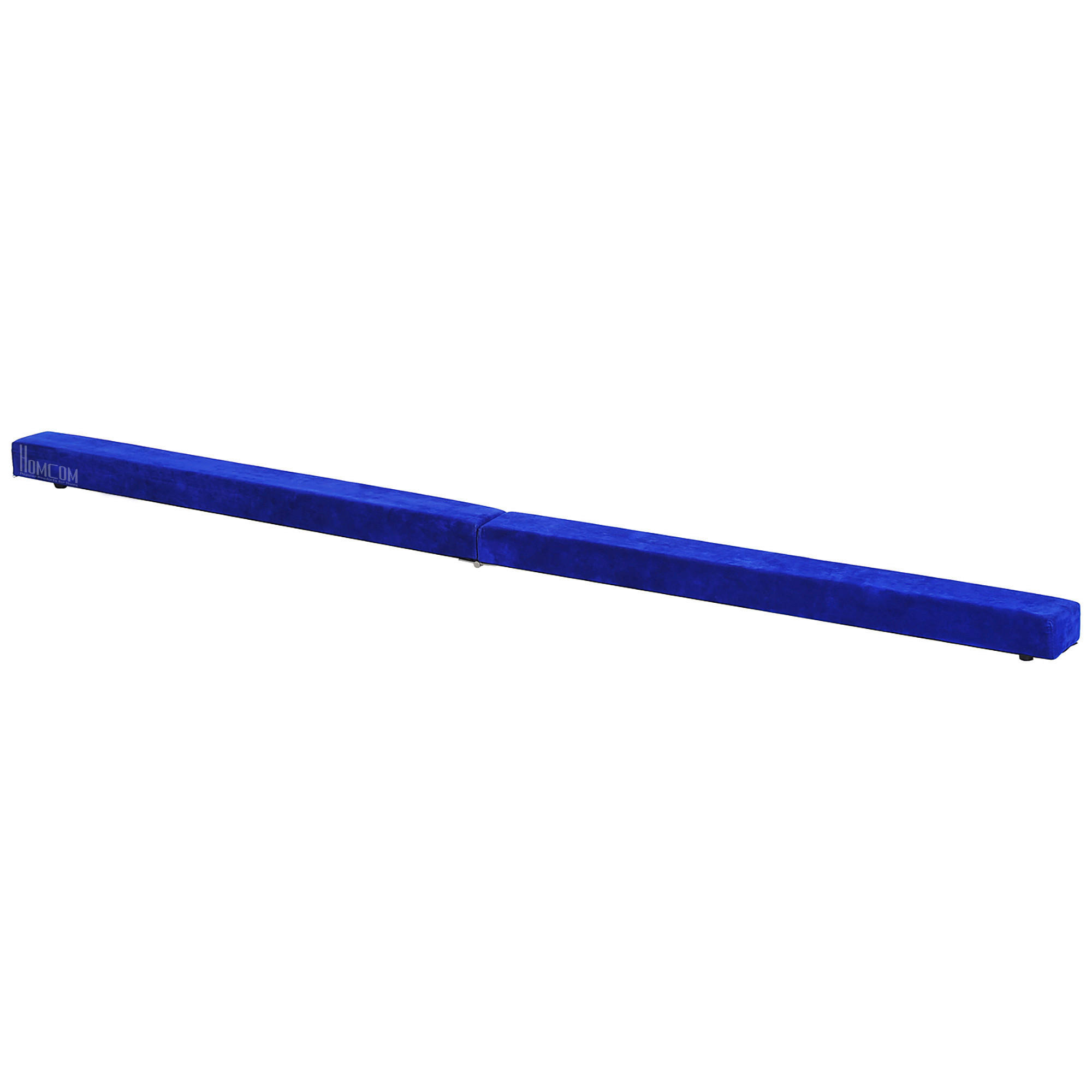 HOMCOM Fitness-Zubehör blau Holz B/H/L: ca. 10x210x6,5 cm Schwebebalken - blau (6,50/10,00/210,00cm) - HOMCOM