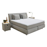 Boxspringbett  beige Liegefläche B/L: ca. 180x200 cm Carla_Boxspringbett - beige (190,00/113,00/220,00cm)