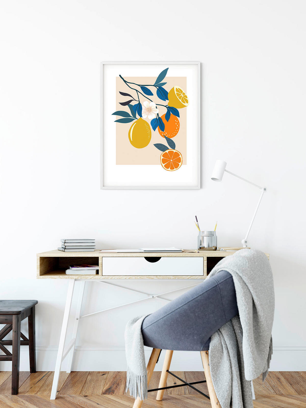 Komar Poster Illustration Finest Fruits Pflanzen B/L: ca. 30x40 cm Illustration Finest Fruits - (30,00/40,00cm) - Komar
