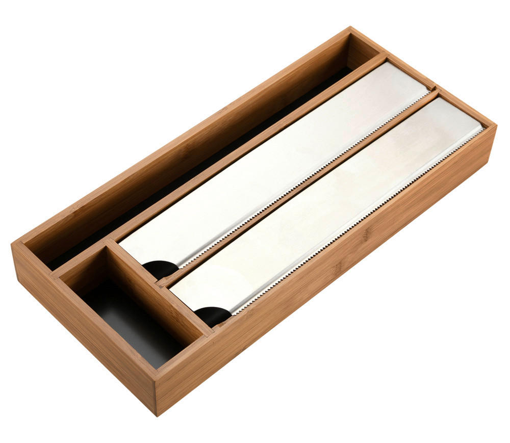 Kesper Folienspender braun Metall B/H/L: ca. 20,5x6x47 cm Folienspender - braun (47,00/20,50/6,00cm) - Kesper