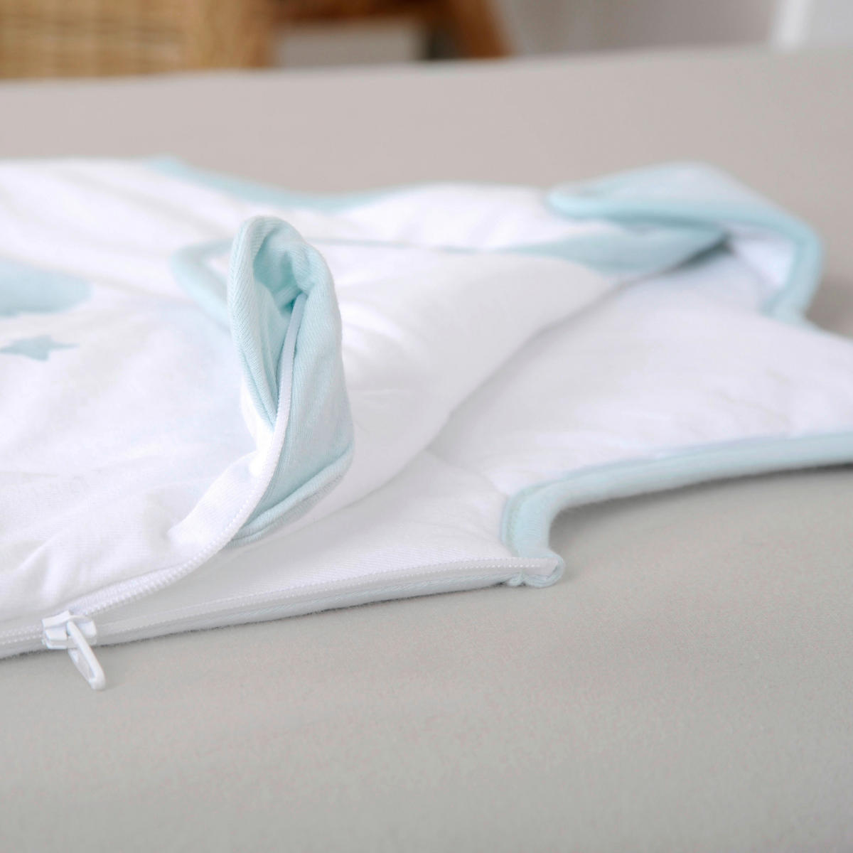 babybest Baby-Schlafsack B/L: ca. 45x70 cm Baby-Schlafsack Kleiner Igel - braun/weiß (45,00/70,00cm) - babybest
