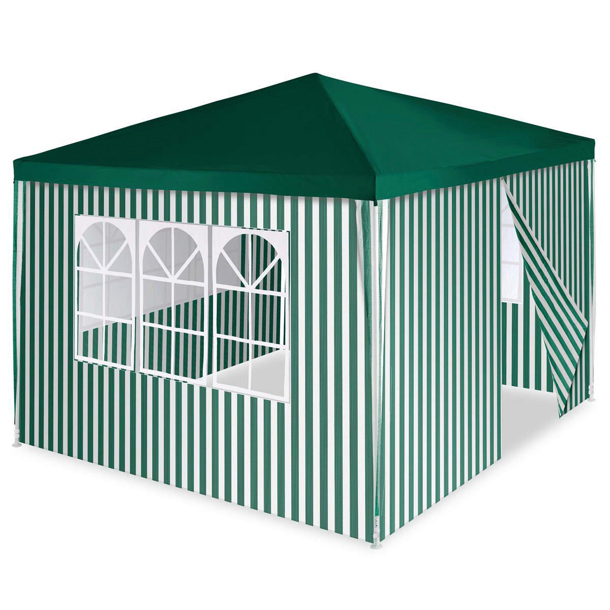 VCM Pavillon grün Polyester-Mischgewebe B/H/L: ca. 300x187x300 cm Pavillon - grün (300,00/300,00/187,00cm) - VCM