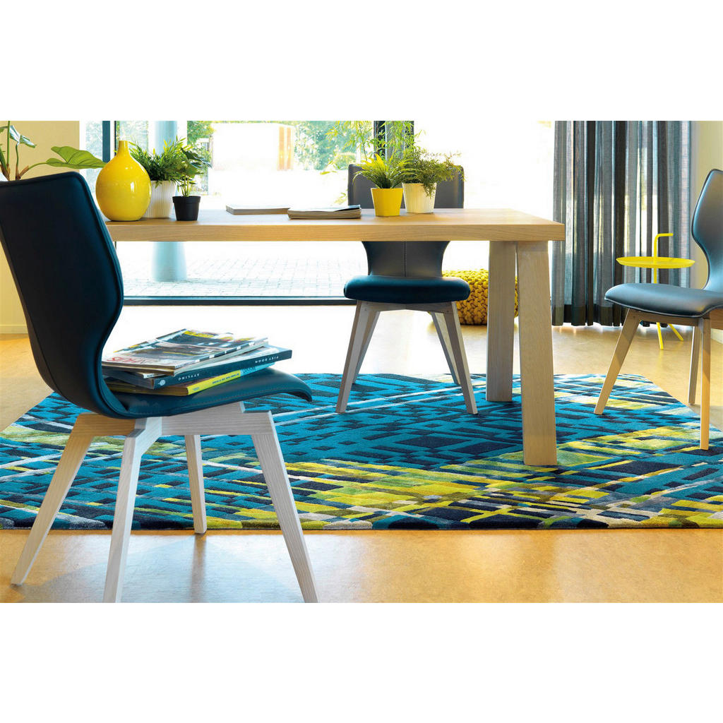 Thumbnail - Arte Espina Kurzflorteppich Diamond 8050 blau B/L: ca. 120x180 cm