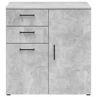 Kommode Multi-Stauraum Typ 27 Beton Optik B/H/T: ca. 80x83x52 cm Multi-Stauraum Typ 27 - Beton (80,00/83,00/52,00cm)