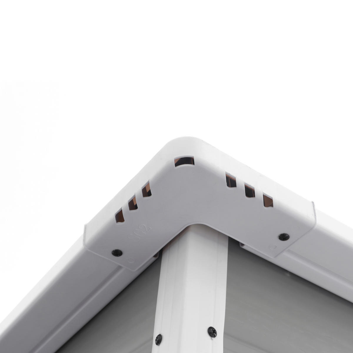 POCOline Gartenhaus Nizza grau Nizza - weiß/grau - POCOline