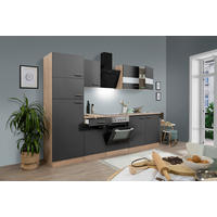 Respekta Küchenblock Economy grau B/H/T: ca. 270x200x60 cm Economy - Eiche/grau (270,00/200,00/60,00cm) - Respekta