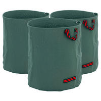 Outsunny Gartenabfallsack grün B/H/L: ca. 67x76x67 cm Gartenabfallsack - grün (67,00/67,00/76,00cm) - Outsunny