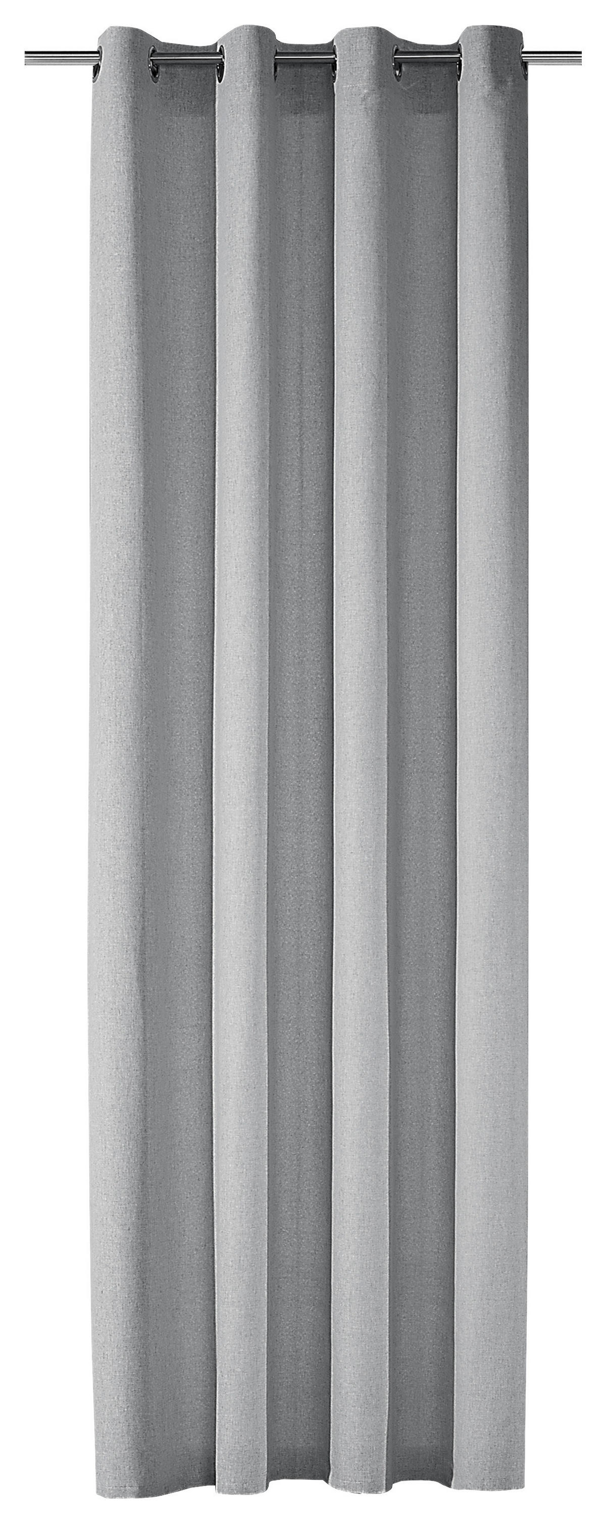 Ösenvorhang Sevilla dunkelgrau B/L: ca. 135x245 cm Sevilla - dunkelgrau (135,00/245,00cm)