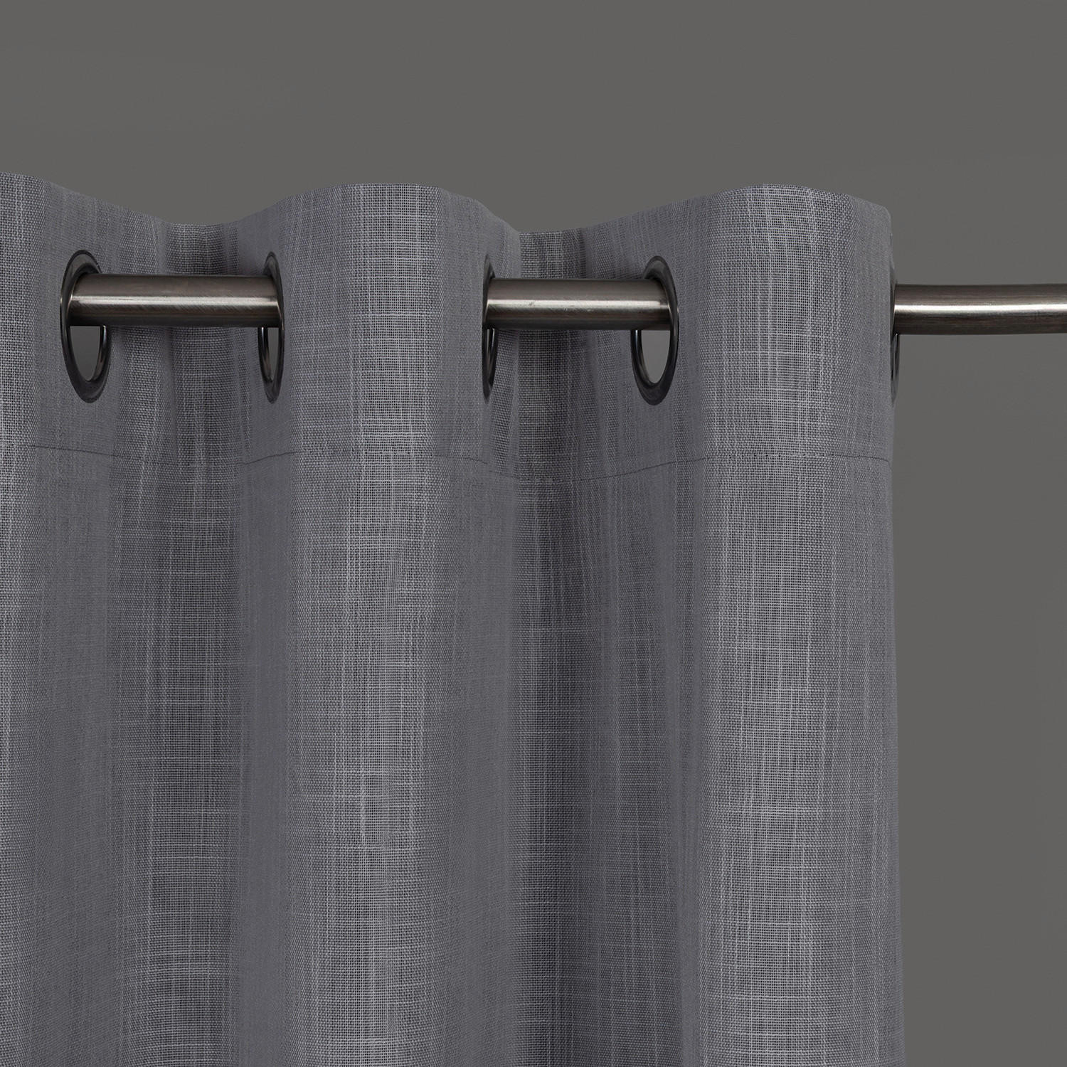 Thumbnail - Verdunklungsvorhang Hamburg hellgrau B/L: ca. 140x245 cm