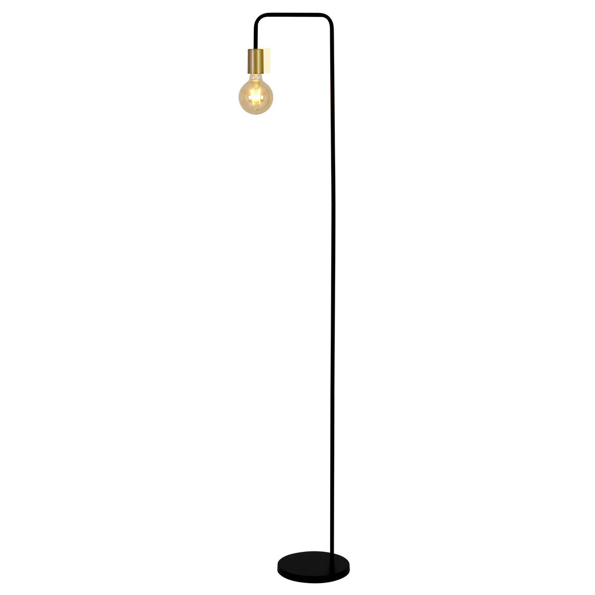 Näve Leuchten Stehleuchte 2097222 schwarz Kunststoff Metall B/H/T: ca. 20,5x150x20,5 cm 1 Brennstellen Modo - schwarz (20,50/150,00/20,50cm) - Näve Leuchten