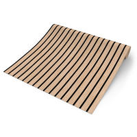 UGEPA Papiertapete Akustikpaneel beige schwarz B/L: ca. 53x1005 cm Papiertapete_M80227 - beige/schwarz (53,00/1005,00cm) - UGEPA
