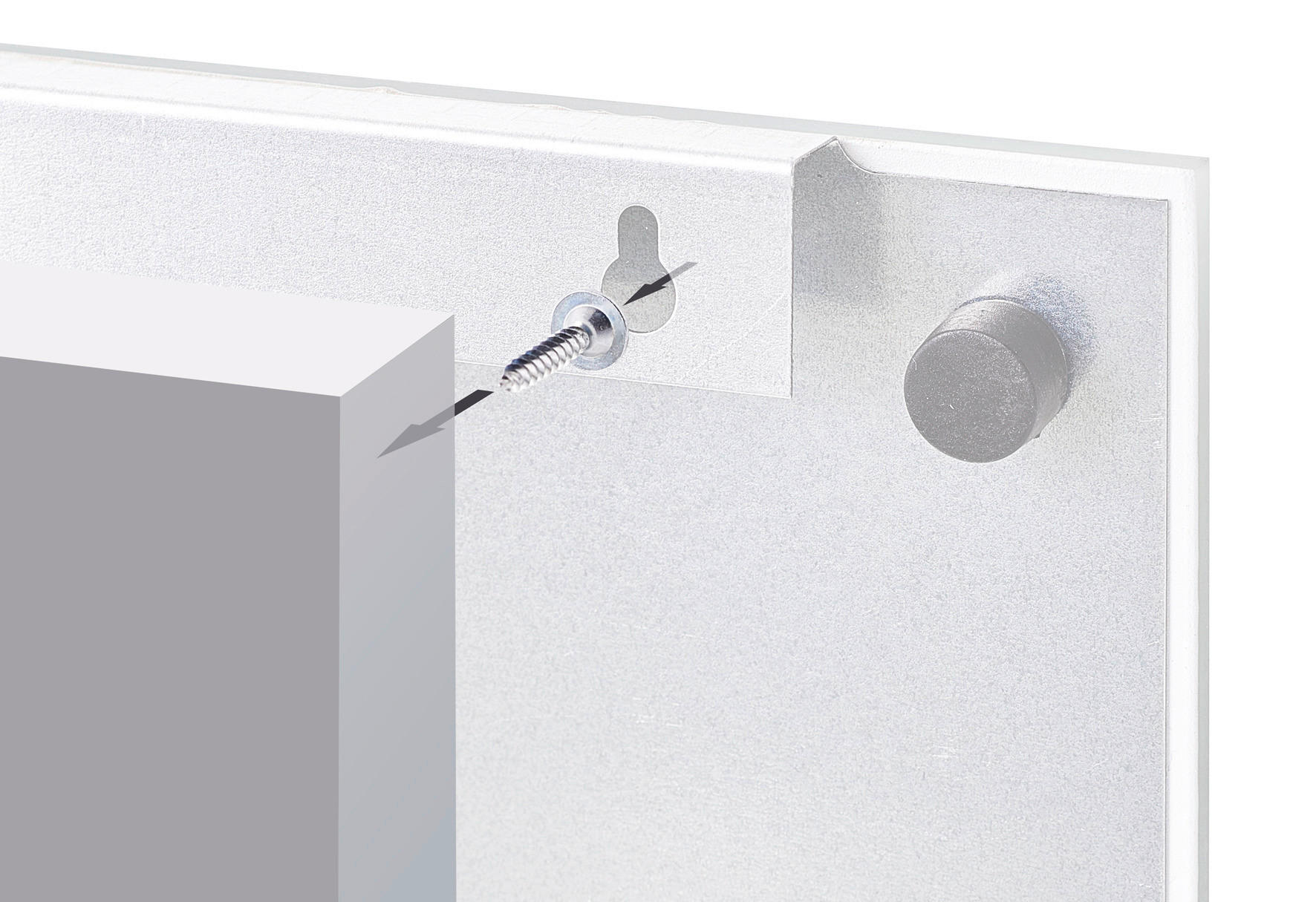 Zeller Memoboard Memoboard - schwarz (40,00/20,00/3,00cm) - Zeller