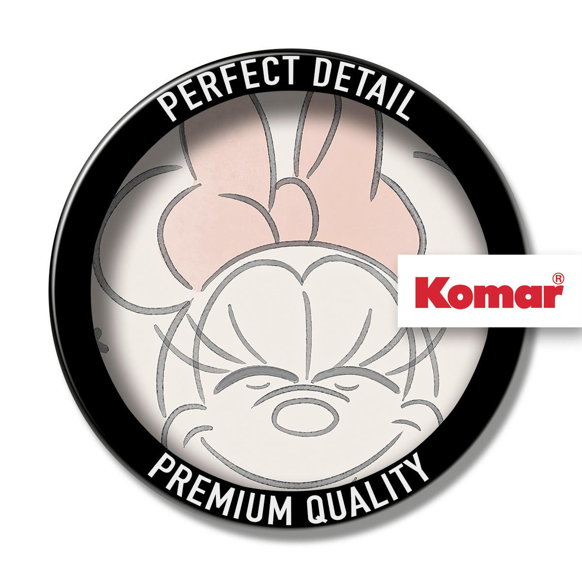 Komar Fototapete Minnie Chubby Cheeks D: ca. 125 cm Minnie Chubby Cheeks - (125,00cm) - Komar