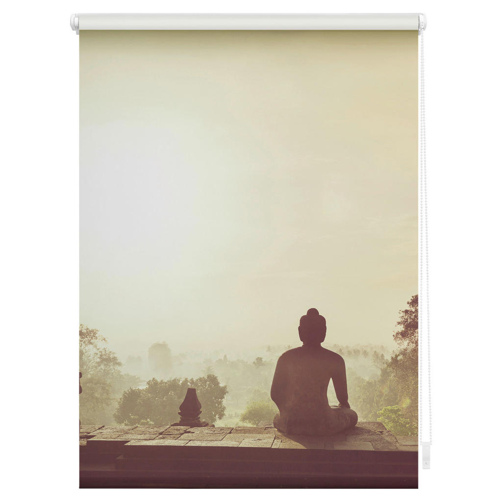 Thumbnail - Rollo Tempel Borobudur orange B/L: ca. 45x150 cm