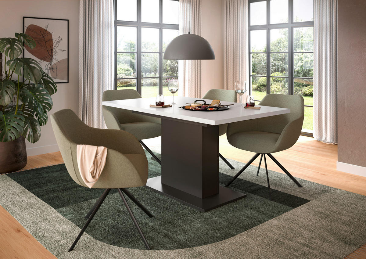 Esstisch MOTION grau B/H/T: ca. 150x76x90 cm MOTION - grau (150,00/76,00/90,00cm) - xonox.home